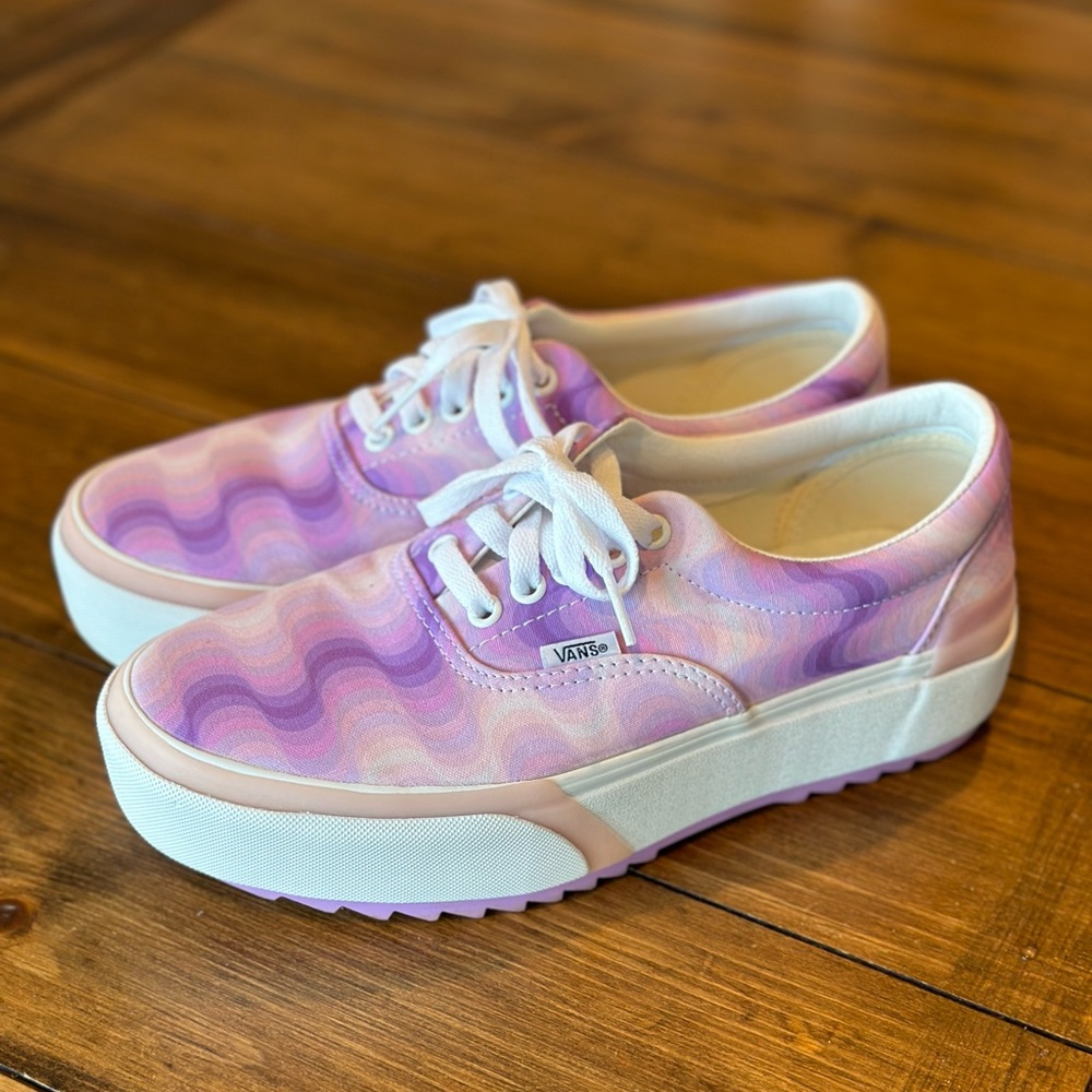 Vans Stacked Platform Lavender Gradient